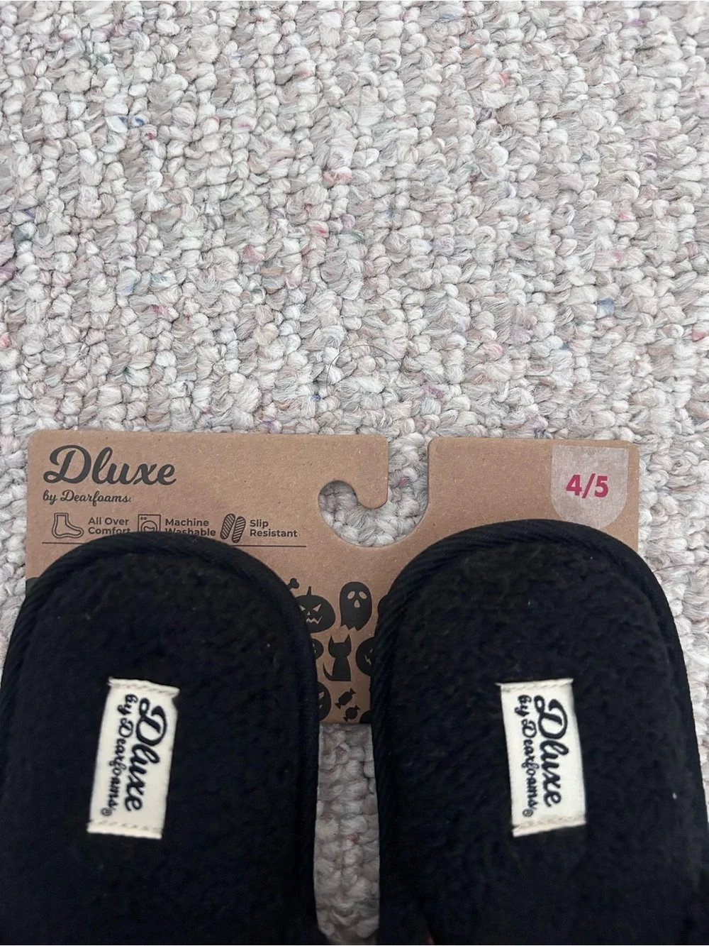 New Dearfoams Kids Slip On Slippers size 4/5